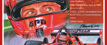Onthulling borstbeeld Gilles Villeneuve